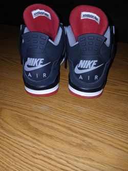 Jordan's  #4's red/black/white/ size 9