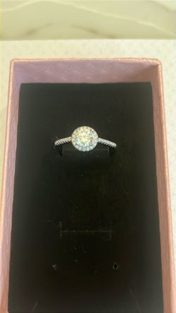 Moissanite Halo Ring