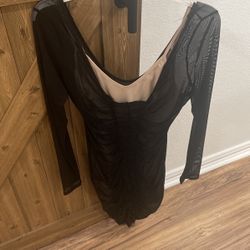 Black See Through Dress 