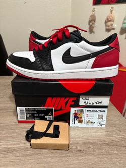 Size 8.5 - Air Jordan 1 Retro OG Black Toe Red White