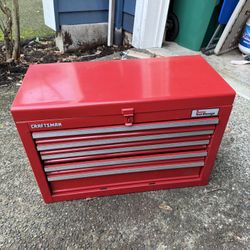 Vintage Craftsman 5 Drawer Tool Box Chest