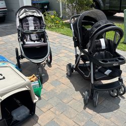 Two Graco strollers