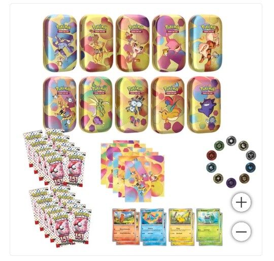 Pokemon 151 Mini Tins Costco Exclusive - Open Trades - Similar To Blooming Waters