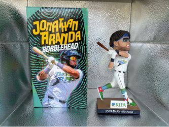 Jonathan Aranda Tampa Bay Rays 2026 Sga Bobblehead new in box