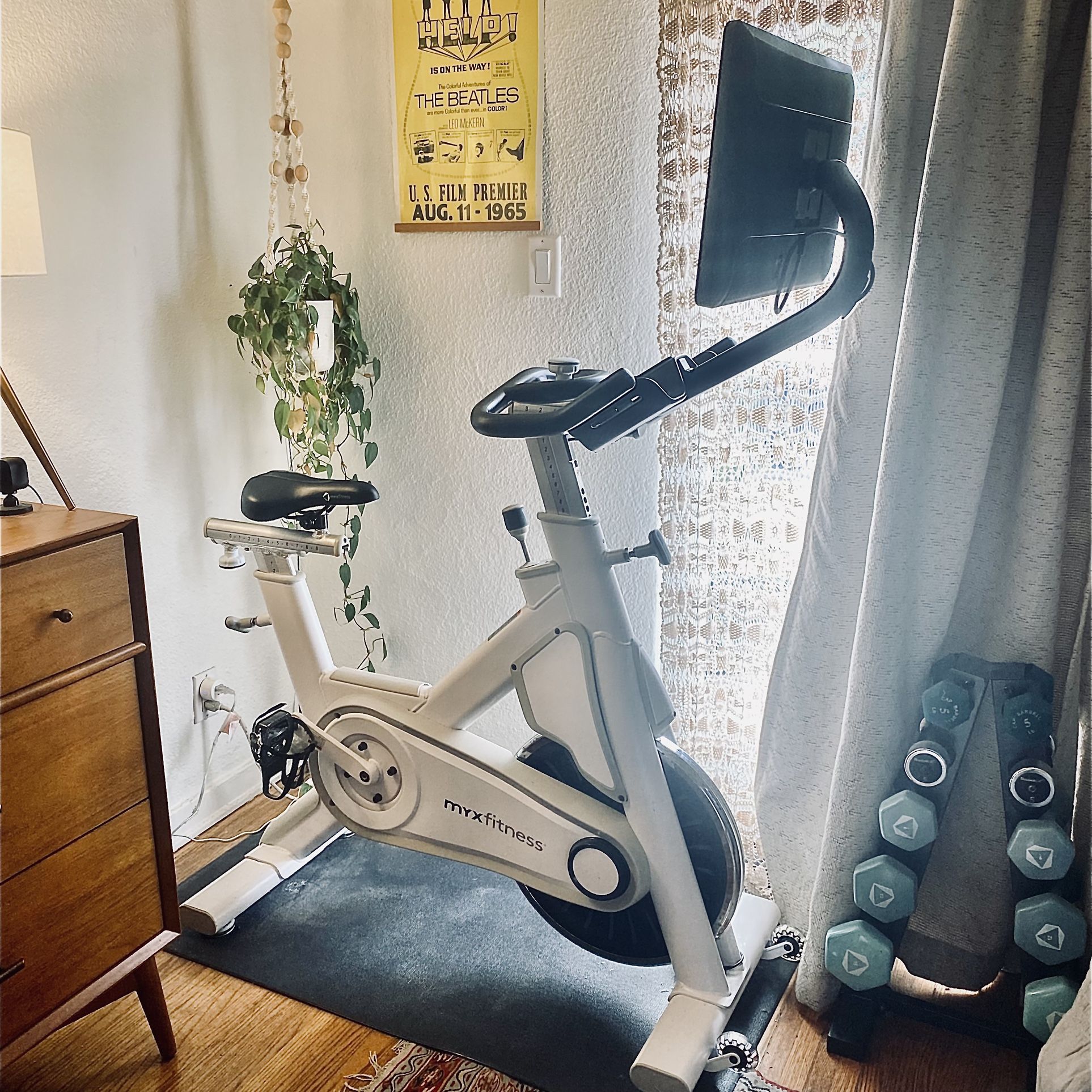 MYX Exercise Bike with Swiveling LCD Screen