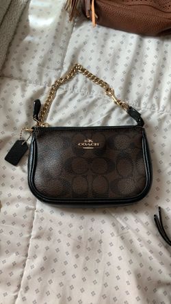 Mini Coach Wristlet