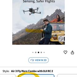 DJI Air 3 Drone Nuevo