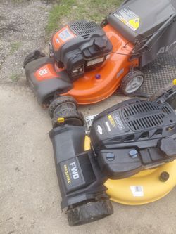 2 nice mowers
