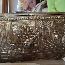 Antique Wood Kiln Box