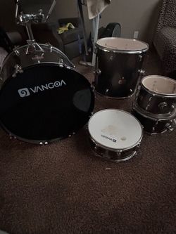 vangoa dark bronzed drumset