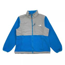 THE NORTH FACE DENALI JACKET XL WOMENS BLUE TNF FLEECE SWEATER SWEATSHIRT ZIP UP