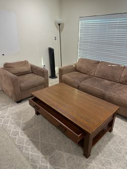 Sofa and chair living set