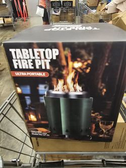 Table top fire pit