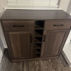 Wine Wood Cabinet 
