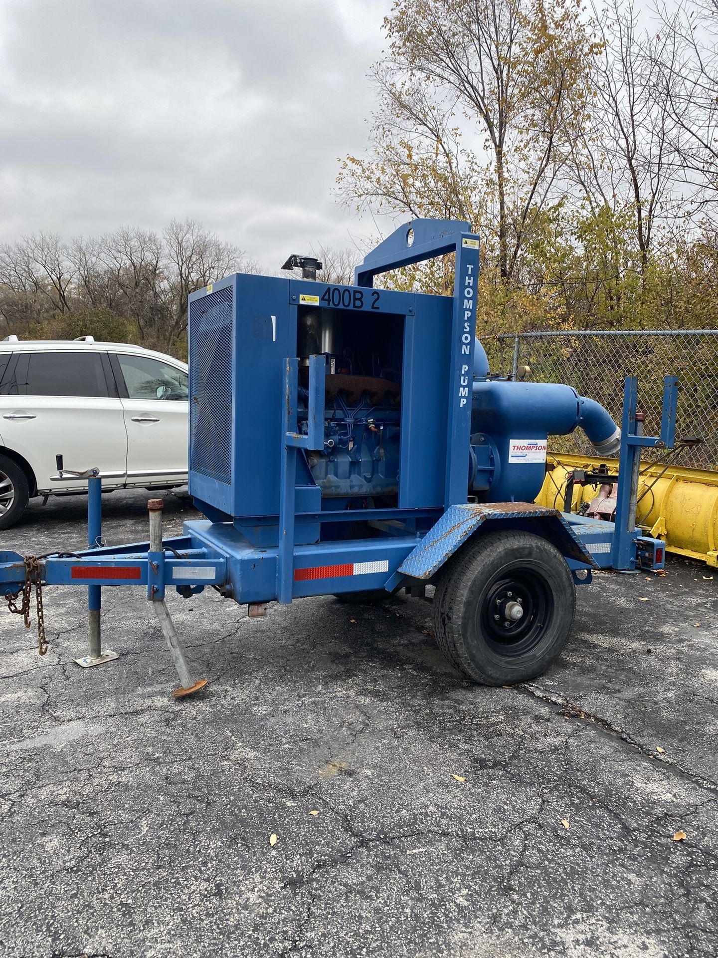 Thompson Pump 6 TS Trash / Sewage W Trailer