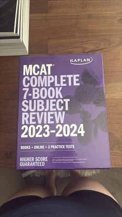 MCAT Complete 7-Book Subject Review Prep Books
