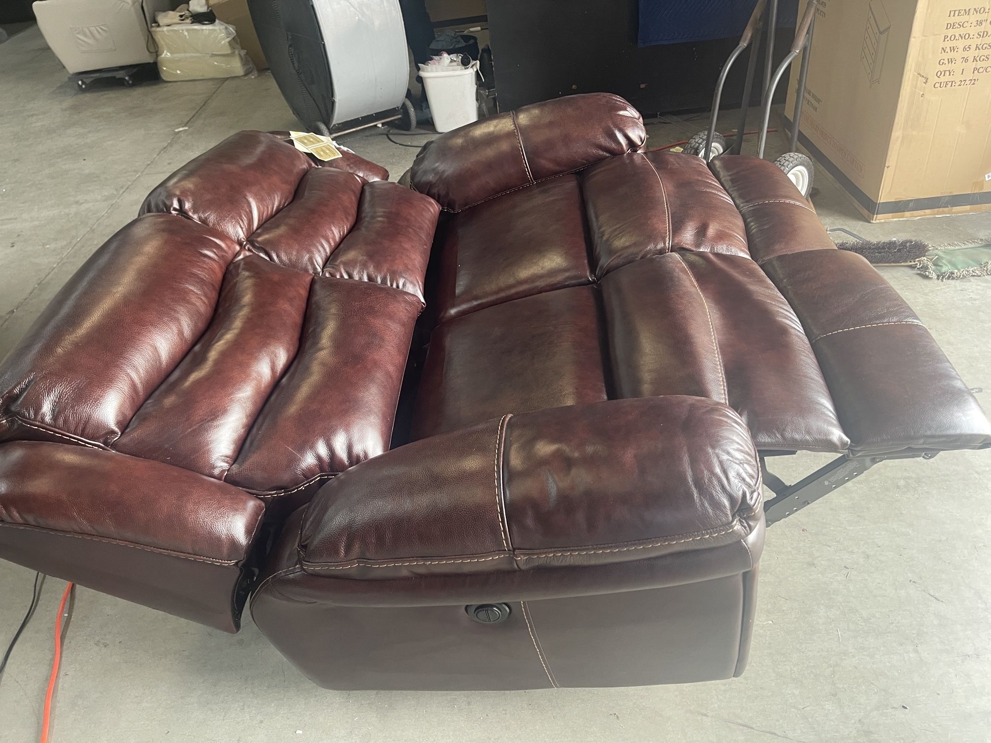 Brand New Leather Sofa Couch
