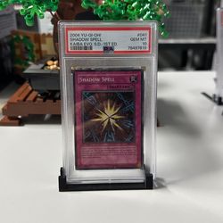 Yugioh Shadow Spell First Edition PSA 10