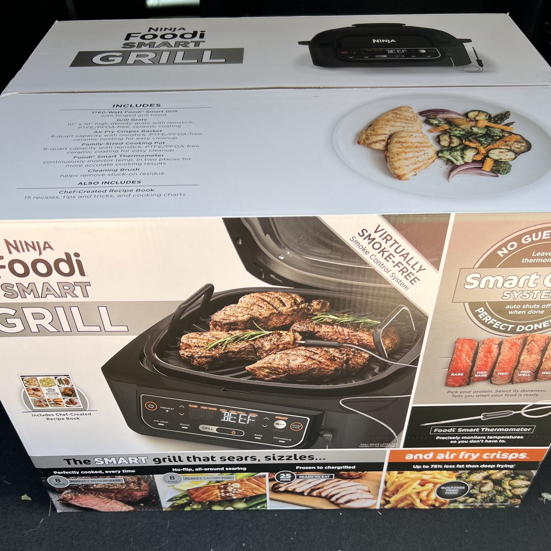 Ninja Foodi LG451BK 5-in-1 Smart Grill