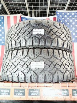 ✅ 2 NICE USED TIRES LT315/75R16 GOODYEAR WRANGLER DURATRAC KEVLAR ALL TERRAIN 315 75 16