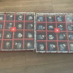 Tree  Glass Ornaments  Good  Condition