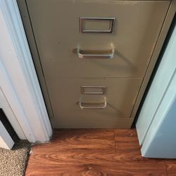 2 Drawer File Cabinet 