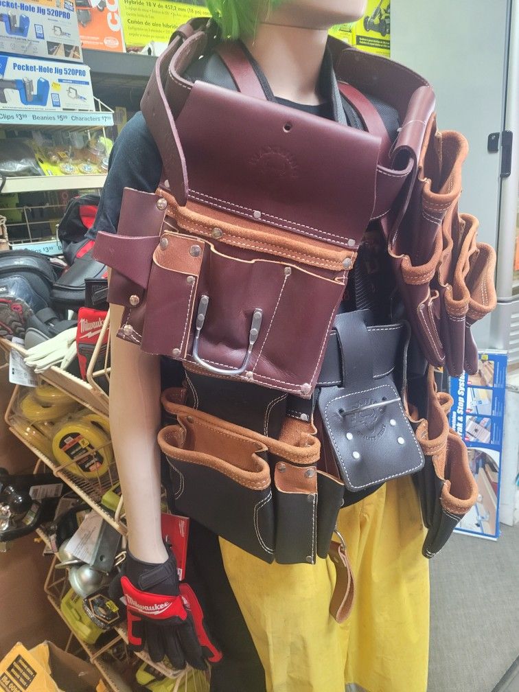 WAXWING LEATHER TOOL BELTS AND SUSPENDERS