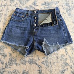 Women’s Size 26 Levi Denim Shorts