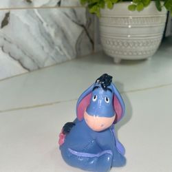 DISNEY PVC FIGURE CHARACTER EEYORE SAD DONKEY FROM WINNIE THE POOH BEAR STORIES