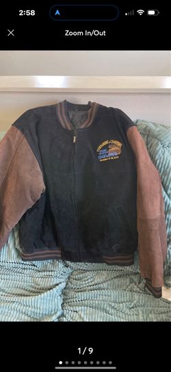 Jacket Suede Lined Large Black 2001 Edge