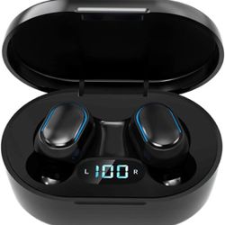Bluetooth Earbud Headphones with Wireless Charging Case IPX6 Waterproof TWS Bluetooth 5.0 Stereo Headset E7S