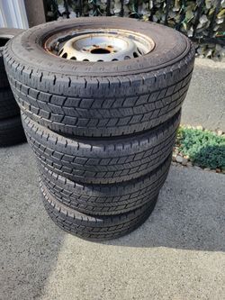 The tires still have a lot of life in it left