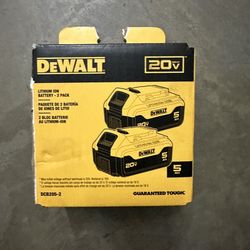 Dewalt 5ah Batteries (2 Pack) 