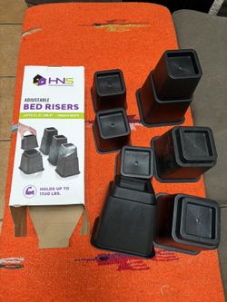 Sturdy Adjustable Bed Risers