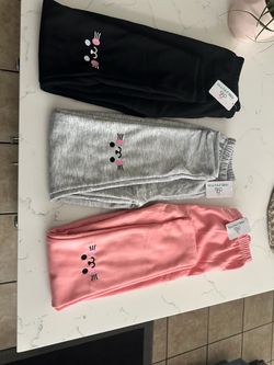 Set of 3 Girls Fleece or Pants size 10-12Y