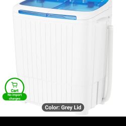 Portable twin tubs washer