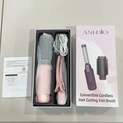 Cordless Curling Iron Brush