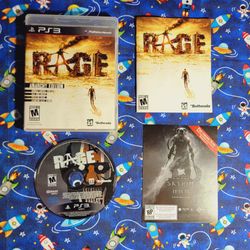 Rage Anarchy  Edition Black label Sony PlayStation 3 PS3 Complete Clean Condition Tested!