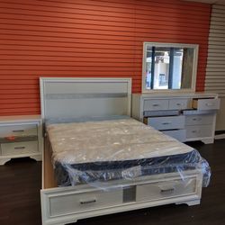 WHITE BEDROOM SET