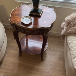 End Table With The Brass trim