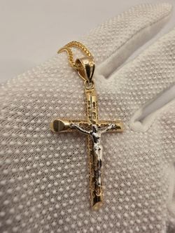 14kt Jesus Cross Pendant