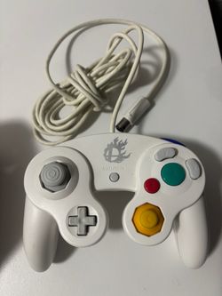 Authentic Nintendo GameCube controller - White Super Smash Bros. Edition.