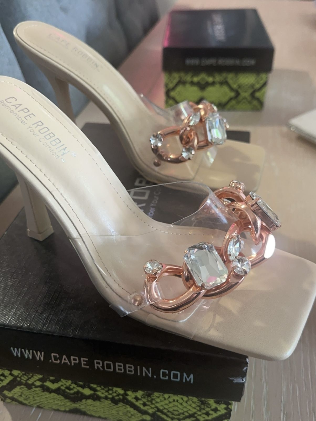 Cape Robbin Embellished Heels