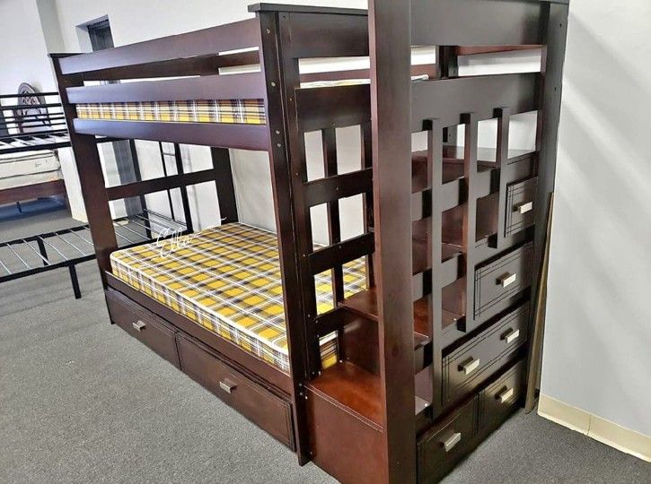 💕Allentown Espresso Finish Twin/Twin Bunk Bed & Trundle
ACME