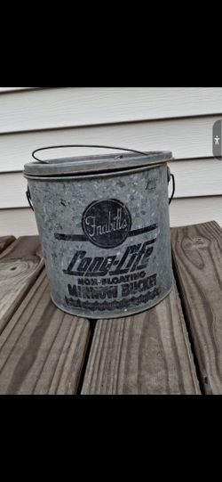 Vintage Minnow Bucket 