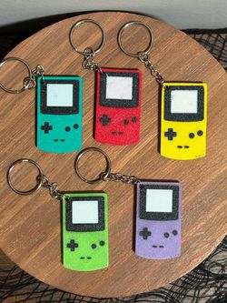 Gameboy keychains (5 pack)