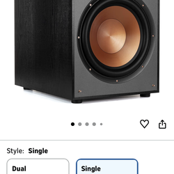 New Klipsch Subwoofer R-120SW