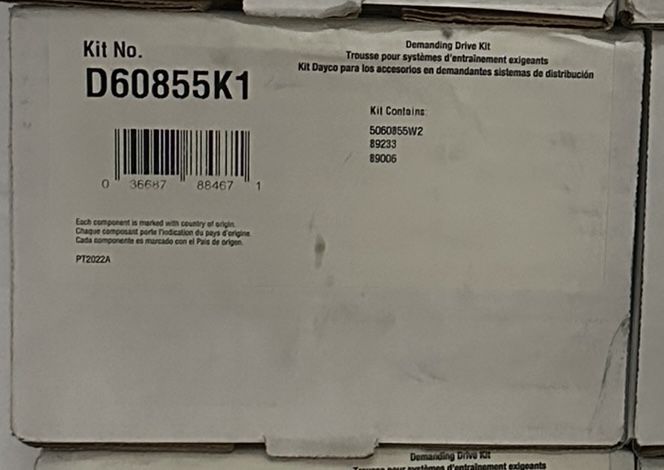 Dayco D60855k1 Belt / Tensioner Kit.