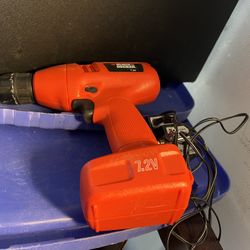 Black And Decker Rechargeable Drill 