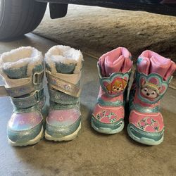 Toddler Girl Snow Boots (size 6) 